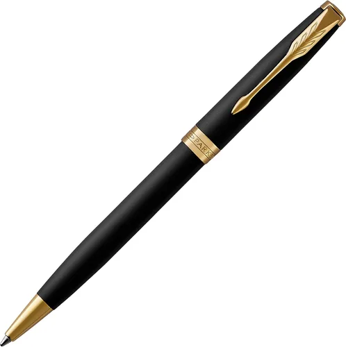 Vista 10 de PARKER 1950881 Bolígrafo Sonnet Negro Mate CT Punta Media, Base Aceite en Caja de Regalo