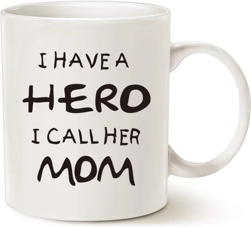 Vista 3 de MAUAG Taza de café divertida para el día de la madre para mamá, querida mamá, gracias por ser... amor, tus mejores regalos favoritos para la taza