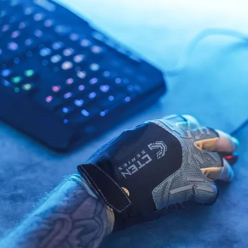 Vista 8 de CTEN Series Guantes de juego Gran comodidad y agarre, guantes de juego perfectos para manos sudorosas, guantes de jugador ideales para PC, guantes