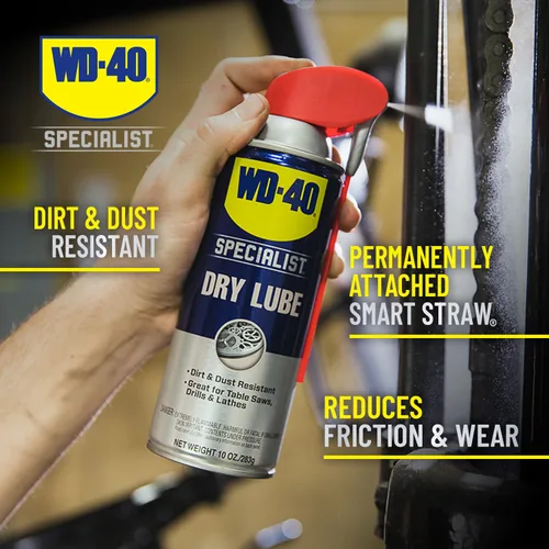 Vista 2 de WD-40 Specialist Dry Lube con SMART STRAW SPRAYS 2 FORMAS, 10 OZ