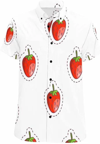 Vista 4 de InterestPrint Resúmenes Notas musicales coloridas para hombre, diseño de estiramiento, ajuste regular, camiseta FitA-Loha para hombre