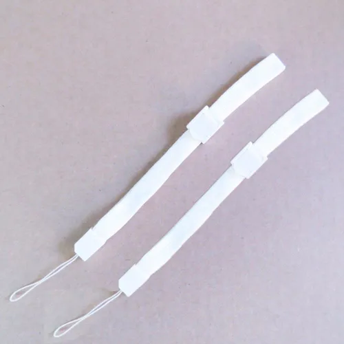 Vista 4 de Ambertown 2 x Funda de silicona blanca con correa para la muñeca para Nintendo Wii Remote