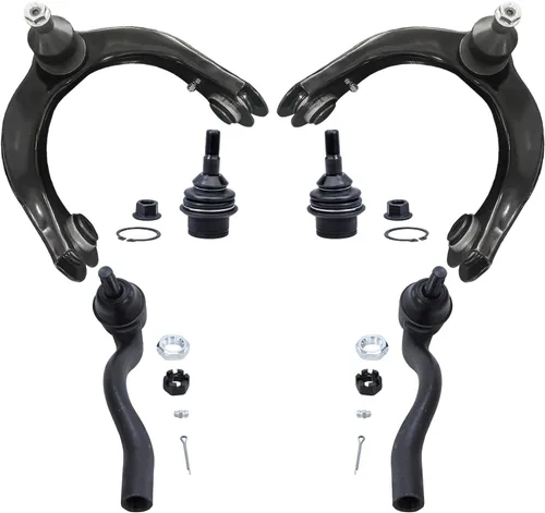Vista 78 de Detroit Axle - Kit de brazos de control delantero para Chevy Silverado 1500 GMC Sierra 1500 GMC Sierra 1500 Avalanche Yukon Tahoe Escalade ESV EXT