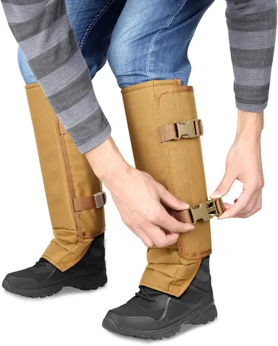 Vista 7 de TREKMASTER Polainas de serpiente, gorras de serpiente: protectores de serpientes impermeables para protección contra mordeduras de serpiente