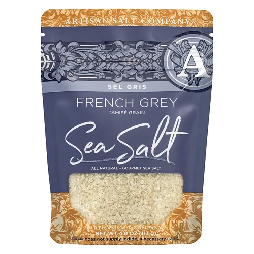 Vista 7 de SaltWorks Trufa negra natural, bolsa de cristales blancos y piezas de trufa marrón, sal marina, 3.5 onzas