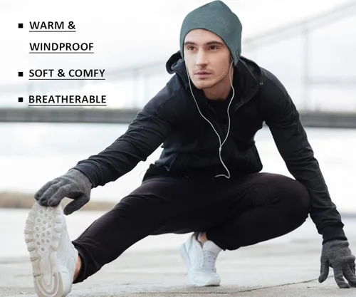 Vista 7 de EMPIRELION Gorro de invierno Softshell con forro polar para correr, 9 pulgadas, gorra táctica térmica, para hombre y mujer