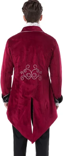 Vista 7 de Cuslinya Men's Steampunk Victorian Jacket Vintage Tailcoat Gothic Costume