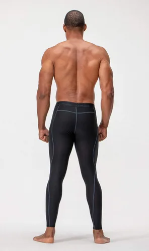 Vista 5 de DEVOPS Paquete de 2 leggings deportivos de compresión para hombre con bolsillosin bolsillo