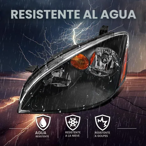 Vista 7 de SPEC-D TUNING Faros delanteros transparentes negros Jdm con reflector ámbar