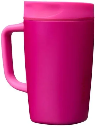 Vista 16 de Owala SmoothSip Slider - Vaso de café aislado de acero inoxidable, reutilizable, taza de café helado, taza de viaje para café caliente, sin BPA, 12