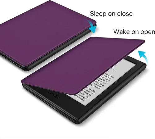 Vista 4 de TNP - Funda para Kindle de 10ª generación, delgada y ligera, con apagado y encendido automático para lector electrónico Amazon Kindle de 6 pulgadas
