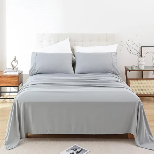 Vista 10 de Whitney Home Textile Juego de Sábanas Twin, Sábanas de Cama de Microfibra Suave de Hotel Tamaño Twin, Bolsillo Extra Profundo, Juego de Sábanas