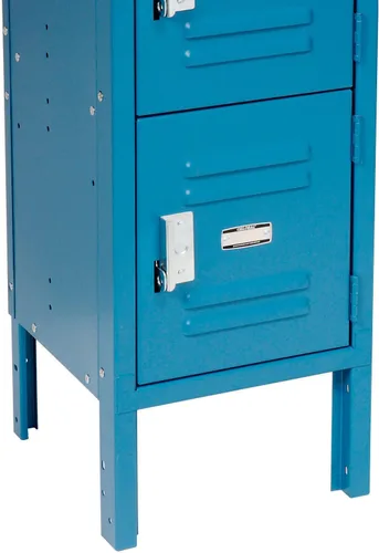 Vista 4 de Global Industrial Armario de seis niveles, 12x18x12, 6 puertas, sin ensamblar, azul