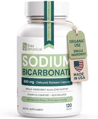 Vista 9 de Cápsulas de bicarbonato de sodio puro para comodidad digestiva y equilibrio
