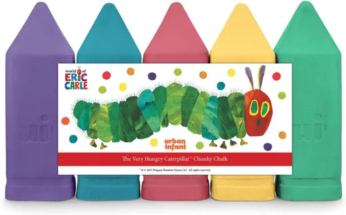 Vista 9 de Urban Infant Tiza para acera no tóxica para niños pequeños y niños, tiza gigante lavable para exteriores, Berry Land