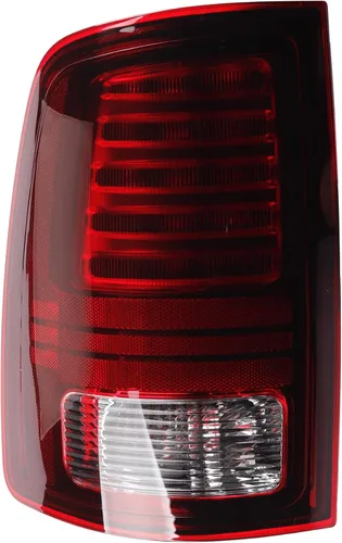 Vista 9 de Conjunto de luces traseras LED Dasbecan con bombillas compatibles con Dodge For Dodge RAM 1500 2013-2018 RAM 2500 3500 2014-2018 Red Lens Black
