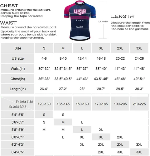 Vista 7 de Lo.gas Camiseta de ciclismo de EE. UU. para hombre, manga corta, para ciclismo, con bandera estadounidense, ropa de bicicleta de carretera