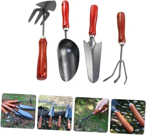 Vista 3 de YARNOW 1set Ergonomic Garden Tool Hand Trowel Small Shovel and Multi-Function Cultivator for Efficient Gardening for Planting and Weeding