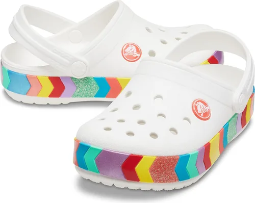 Vista 7 de Crocs Crocband Rainbow Band - Zuecos para niños Arco iris