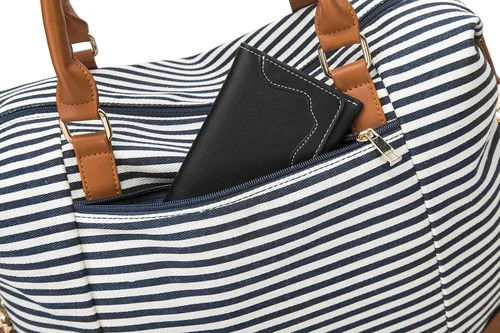 Vista 49 de BLUBOON Bolsas de viaje con cremallera, bolsa de lona para mujer, bolsa de fin de semana para mujer, bolsa de lona para llevar en la bolsa de lona
