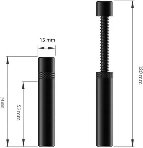 Vista 2 de Soporte de abrazadera para tarjeta gráfica GPU, soporte para tarjeta de video con hundimiento, soporte de GPU (L, 74-120mm)