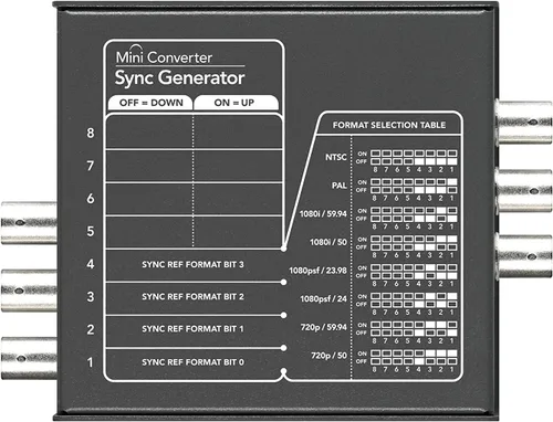 Vista 3 de Blackmagic Design Generador de sincronización de mini convertidor (CONVMSYNC)