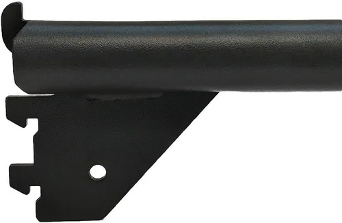 Vista 5 de 2 PC 12 "Negro Mate Soporte Estante Soporte Hangrail Rack Display