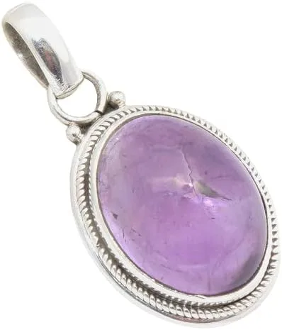 Vista 17 de Colgante de plata de ley 925 Joyería de plata hecha a mano para mujer, colgante de piedras preciosas naturales, regalo perfecto para ella