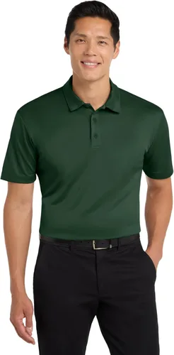 Vista 17 de Port Authority Polo unisex de seda Touch Performance Negro