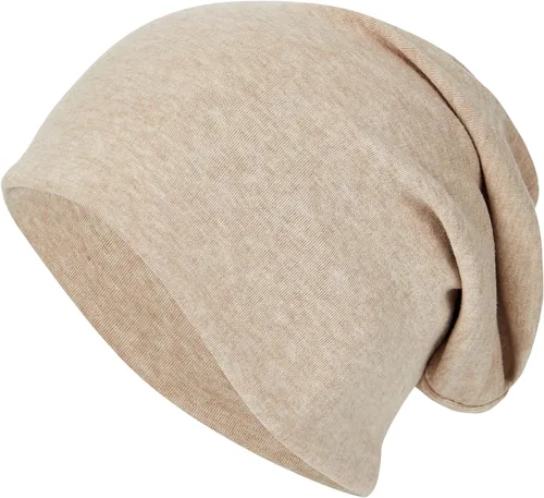 Vista 9 de Century Star Gorro Beanie de Algodón Holgado Elástico Hip-Hop Cálido Gorros de Calavera Unisex Amplio Ligero para Mujeres rojo (01 Red)