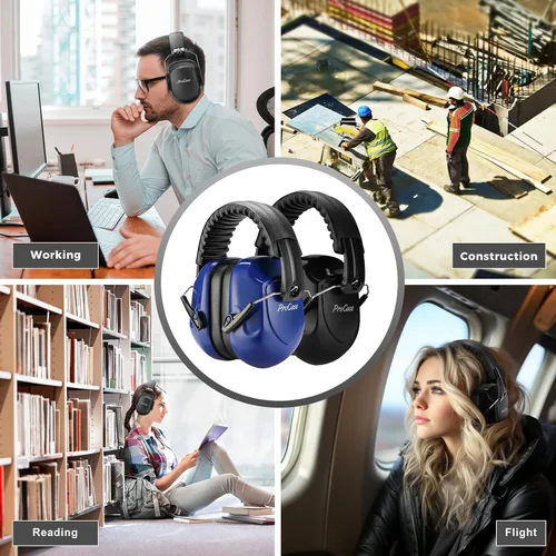 Vista 69 de ProCase NRR 28dB Noise Reduction Ear Muffs, Foldable Adjustable Noise Cancelling Headphones