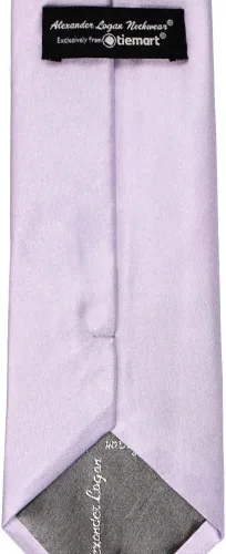 Vista 194 de tiemart Corbata de color sólido para hombre Longitud estándar
