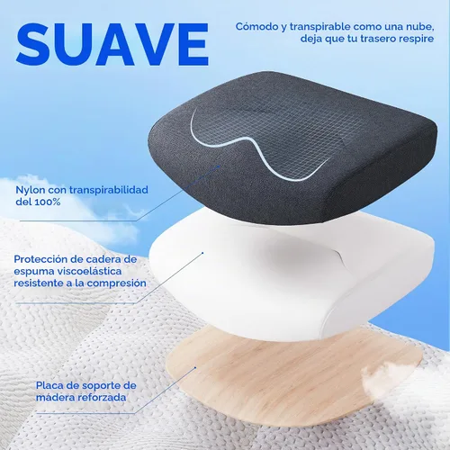Vista 8 de FLEXISPOT Silla de oficina de masaje, silla de escritorio ergonómica con respaldo alto con reposacabezas ajustable, reposabrazos 3D, masajeador