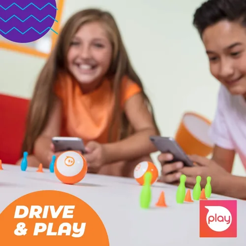 Vista 3 de Sphero Mini (Azul) - Bola de Robot de Codificación - Codificación Educativa y Juegos para Niños y Adolescentes - Conectividad Bluetooth