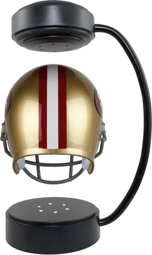 Vista 4 de Pegasus Sports NFL - Casco flotante de levitación giratorio con iluminación LED