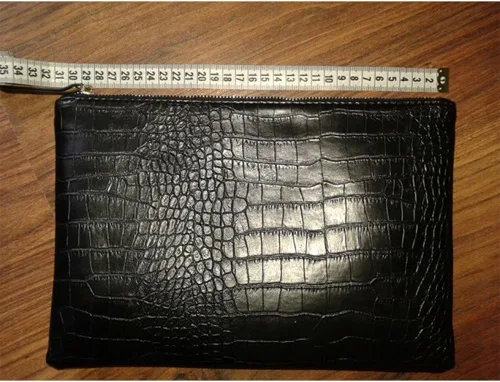 Vista 8 de NIGEDU - Bolso de piel sintética para mujer grano de cocodrilo