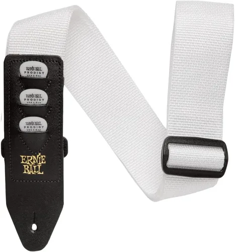 Vista 25 de Ernie Ball Polypro - Correa para guitarra acústica, color negro (P05365)