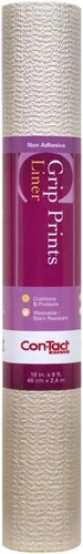 Vista 15 de Con-Tact Brand Grip Prints - Forro antideslizante duradero y no adhesivo para estantes y cajones, 18 x 4 pies, granito beige