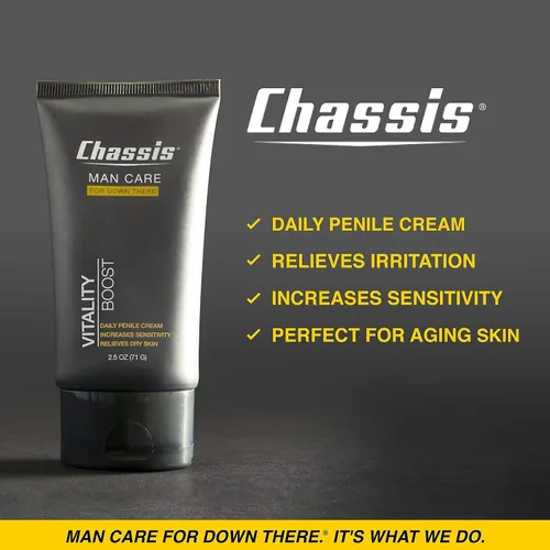 Vista 4 de Chassis Vitality Boost - Crema de pene para piel seca, solución hidratante de sensibilidad