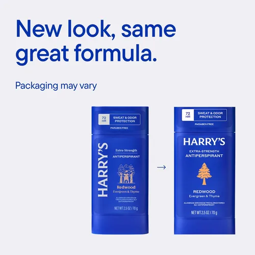 Vista 6 de Harry's Desodorante antitranspirante extra fuerte, antitranspirante para control del sudor y el olor para hombres, secuoya, 2.5 onzas, paquete de 3