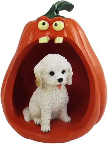 Vista 68 de Conversation Concepts Figura de Corgi galés de Halloween y calabaza Welsh Corgi Pembroke