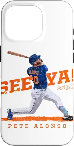 Vista 20 de Funda para iPhone 16 See Ya! Pete Alonso New York MLBPA