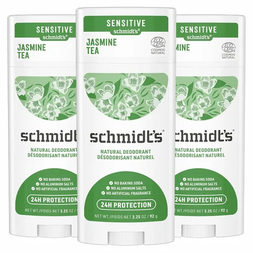 Vista 11 de Desodorante natural libre de aluminio Schmidt's para protección contra el olor y frescura durante 24 horas, Bergamota + Lima vegano, certificado