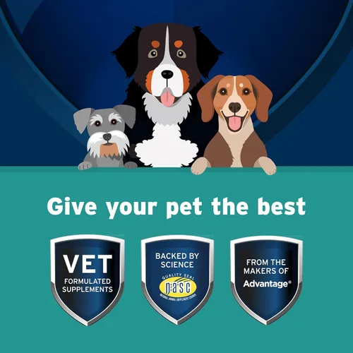 Vista 9 de Paquete de perros medianos K9 Advantix II de 11 a 20 libras. Suministro de 6 meses + comodidad corporal protectora para mascotas + suplemento