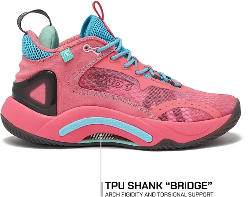 Vista 3 de AND1 Scope Athletic - Tenis de baloncesto para hombre, ligeros, transpirables, para interiores o exteriores, para hombres y mujeres, para calle
