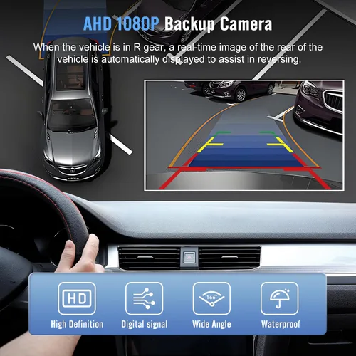 Vista 5 de Radio de actualización de 7 pulgadas para Ford E-150 E-250 2009 2010 2011 2012 2013 con Carplay inalámbrico Android Auto, pantalla táctil para E-150