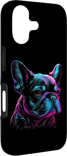 Vista 3 de French Bulldog Retro Design Case for iPhone 17