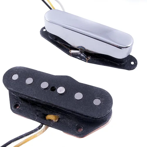 Vista 2 de Fender Texas, 2 micrófonos para Stratocaster especiales sin soldadura, Juego Hand-wound telecaster pickup upgrade, Strat-like neck tone, rich