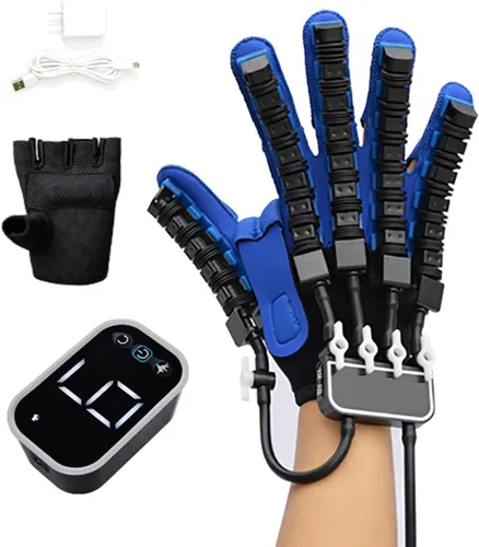 Vista 9 de Guantes de robot de rehabilitación mejorados, guante robótico con función de memoria para dispositivo de terapia de recuperación de accidentes