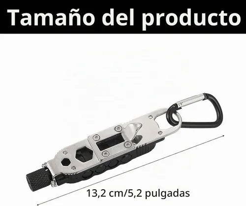 Vista 5 de Destornillador Llavero Multiherramienta Alicates Destornillador de bolsillo Multiherramienta Pequeña Herramienta de Bolsillo Multiherramienta